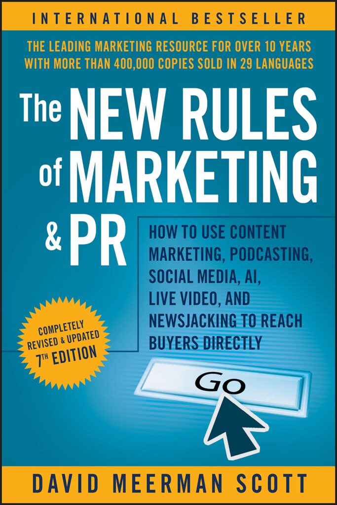 The New Rules of Marketing & PR by David Meerman Scott book cover