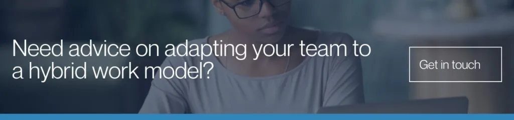 hybrid work model cta image